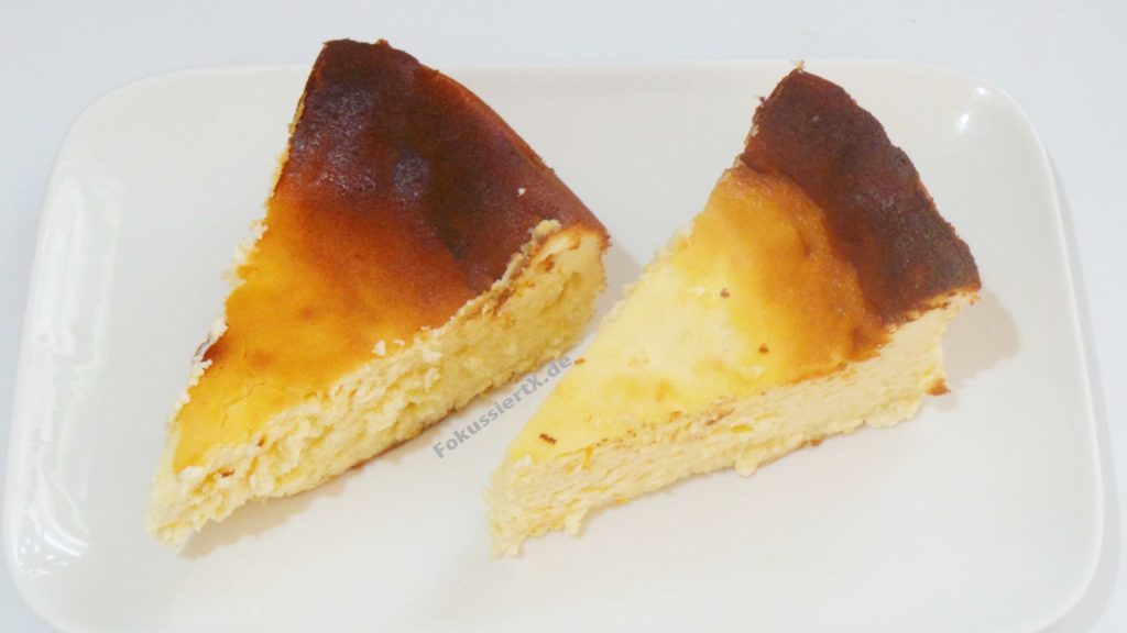 Orange Käsekuchen ohne Boden