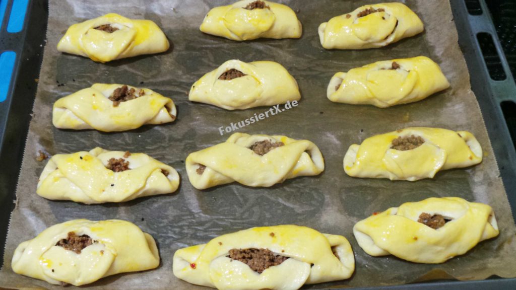 Börek mit Hack gefüllt