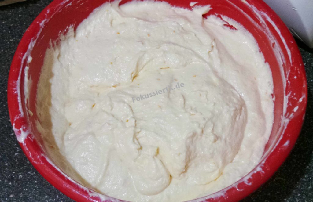 Russischer Orangen Zupf- Streuselkuchen