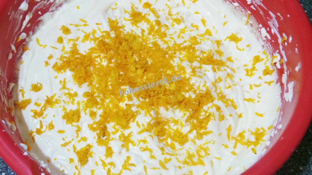 Russischer Orangen Zupf- Streuselkuchen